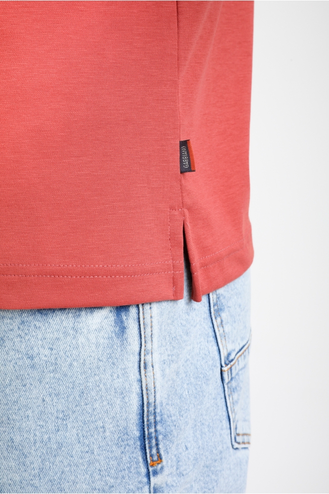PREMIUM POLO VAN JERSEY KWALITEIT 235531 4000 Deep coral